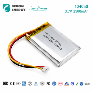 Batterie LiPo rechargeable 104050 3,7 V 2500 mAh, batterie lithium-ion polymère en pochette pour lampe frontale, masseur, tire-lait, haut-parleurs - Product Image 1