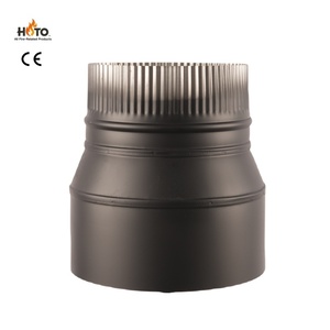 Trong nhà lò sưởi cài đặt thép không gỉ đơn ống khói kim loại ống khói cho hiện đại gỗ-đốt bếp - Product Image 3