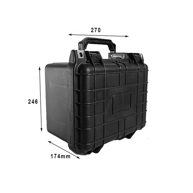 DPC029 Chinese Wholesale OEM Injection Mold IP67 Plastic Waterproof Shockproof Hard Equipment Safety case with Foam