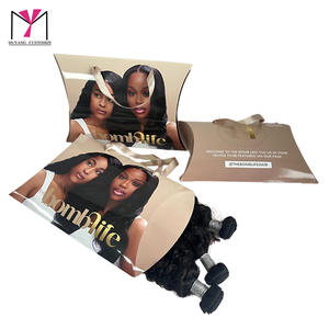 2026 Hot Sale Luxury Corrugated Cardboard Wig Box Greaseproof Paper Packaging for Household Products Big <b>Pillow</b> Shape Magnet - Product Image 3