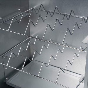 Four à fumage compact en acier galvanisé <span class=keywords><strong>pour</strong></span> extérieur, directement de l'usine, avec thermomètre et fenêtre de visualisation, capacité de 7 kg, 80x44x28 cm - Product Image 3