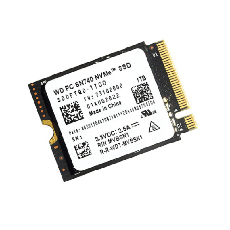 【新品】WD PC SN740 NVMe SSD M.2 2230 2TB WD 2TB M.2 2230 SSD NVMe PCIe4x4 PC SN740 For Steam Deck