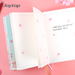 Joytop 5818 Tem Vàng Lá Tùy Chỉnh A5 Sakura Hoa Anh Đào Sổ Tay Bìa Cứng - Product Image 4