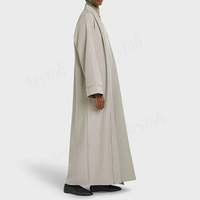Ensemble Abaya Minimaliste Style Modeste pour Femme, Robe Musulmane, Esthétique Luxe Discret, Personnalisation, Vêtement de Marque Haut de Gamme
