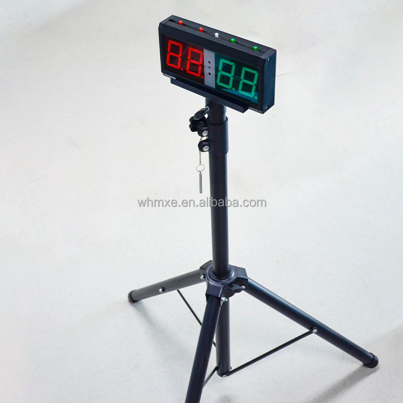 Indoor Scoring Game Durable Aluminum Alloy Housing Push Button Adjust Led Digital Scoreboard