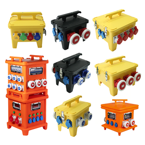 Boîtier de distribution électrique industriel SFE personnalisable, étanche IP54, triphasé, en PC ABS, 36 voies, 16A 32A - Product Image 1