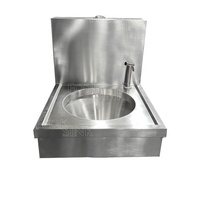 Évier d'écluse en acier inoxydable durable Évier en plâtre de gommage pour les soins de santé pour le poste de travail hospitalier