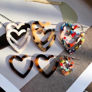 UJBOX Boucles d'oreilles pendantes en acétate personnalisées à faire soi-même à l'acide acétique coloré pour une fête de mariage Cadeau de bijouterie - Product Image 6
