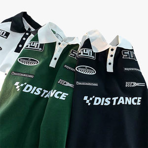 Sudadera Retro de Primavera y Otoño para Hombre, Camiseta Polo de Marca Moderna, Manga Larga, Estilo Japonés, Chaqueta de Carreras con Solapa - Product Image 6