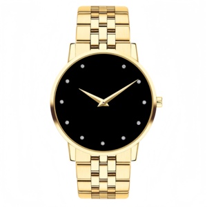 Montre de luxe pour femme en acier inoxydable à quartz, cadran haute précision 28 mm, montre numérique analogique haut de gamme pour homme, style professionnel - Product Image 4