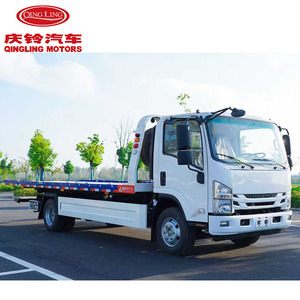 Camión de Remolque para Transporte y Rescate de Automóviles, Plataforma Plana con Elevador Hidráulico - Product Image 1