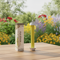 Piège à mouches collant sans pesticide, non toxique, jaune, pour jardin, ferme, utilisation en extérieur
