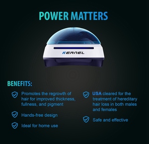 <strong>Kernel</strong> Home Use Wearable 650nm 850nm Laser Therapy Hair Regrowth System Red Light Hat Red Light Therapy Cap - Product Image 6