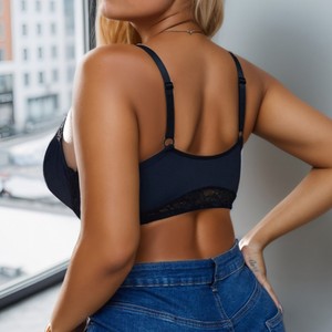 Reggiseno Push-Up con Ferretto in Pizzo Taglie Forti SMOOTH, Lingerie Sexy per Donne con <span class=keywords><strong>Seno</strong></span> Abbondante, Supporto Confortevole, Traspirante, Vendita Calda - Product Image 2