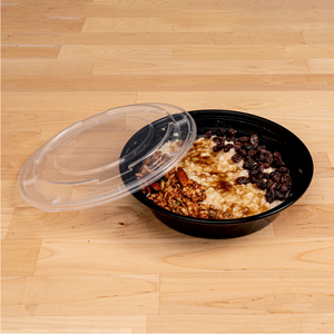 ภาชนะพลาสติกทรงกลมขนาด24ออนซ์สำหรับใส่อาหารแบบใช้แล้วทิ้งสำหรับร้านอาหารพร้อมฝาปิด - Product Image 6