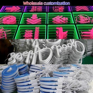 A medida producción en masa varios colores cambiables <span class=keywords><strong>Aloha</strong></span> Bar atmósfera resplandor acrílico Digital LED neón señalización para decoración interior - Product Image 4