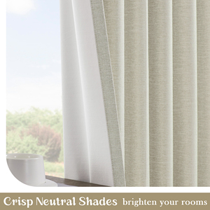 Tende a Onda Extra Lunghe Ignifughe <span class=keywords><strong>per</strong></span> Soffitti Alti, Mantovane <span class=keywords><strong>per</strong></span> Hotel e Saloni, Stile Moderno, 100% Poliestere, Alta Ombreggiatura - Product Image 3