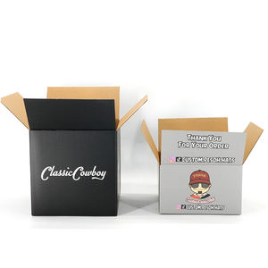 Cajas de ropa de papel Kraft personalizadas | Embalaje de regalo de lujo al por mayor para Ropa | Diseño de copos de maíz estilo <span class=keywords><strong>SHEIN</strong></span> - Product Image 1