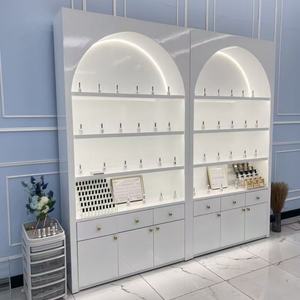 Vitrine à vernis à ongles, armoire au sol, salon, armoire de rangement pour maquillage - Product Image 4