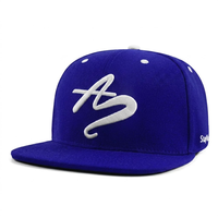 Gorra de béisbol snapback de 6 paneles con bordado 3D personalizado, visera plana rígida, cierre trasero, estilo hip hop urbano, para hombres y mujeres