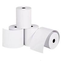 Rollos de recibos térmicos de 57mm, papel de caja registradora de una sola capa de 57x50mm para máquina POS, cajero automático, modelo personalizado
