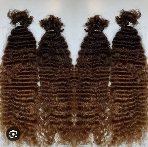 2025 dropship hấp dẫn phong cách thoải mái <span class=keywords><strong>EZ</strong></span> handtied sợi ngang phần mở rộng tóc sâu afro kinky tóc số lượng lớn - Product Image 1