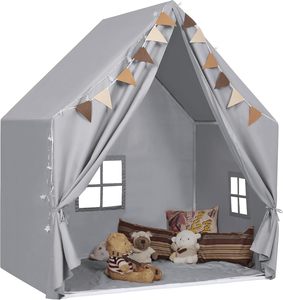 Carpa de Juego Infantil Portátil con Diseño de <span class=keywords><strong>Castillo</strong></span> de Princesa, Carpa Pequeña de Algodón para Interiores, Ideal para el Verano - Product Image 6