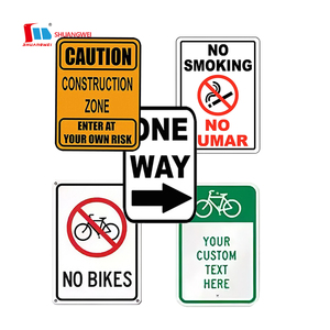 Trung Quốc tùy chỉnh PVC màu kim loại Tốc Độ Chậm dừng cảnh báo dấu hiệu giao thông Chân đế cho an toàn đường bộ dấu hiệu cảnh báo - Product Image 4