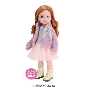 Muñeca Bebé Americana Adorable <span class=keywords><strong>de</strong></span> 38 cm, Muñeca <span class=keywords><strong>Reborn</strong></span> <span class=keywords><strong>de</strong></span> Silicona <span class=keywords><strong>de</strong></span> Cuerpo Completo <span class=keywords><strong>de</strong></span> 15 Pulgadas para Niños - Product Image 3