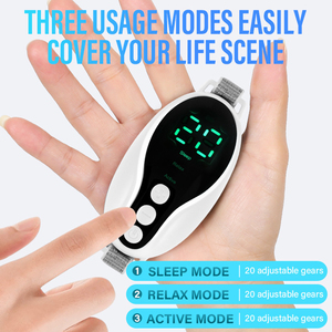 Sleep Handheld Smart Sleep Relax Active Mode Portable Anxiety Relief Device With 20 Adjustable Gears Rechargeable <b>Battery</b> - Product Image 1