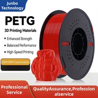 Filamen Printer 3D PETG 1.75mm 1kg Universal, Bahan Habis Pakai dengan Ketangguhan Tinggi dan Penggelungan Rendah, Filamen PETG untuk Kebanyakan Printer 3D FDM