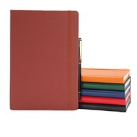 Carnet de notes personnalisé en cuir PU A5 A6 avec logo, couverture rigide, de haute qualité, pour le bureau, avec impression personnalisée