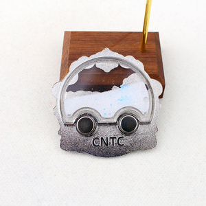 Imán de nevera de metal de doble cara con diseño de la Famosa Gran Ópera, recuerdo turístico cultural de la ciudad, lugar turístico creativo - Product Image 5