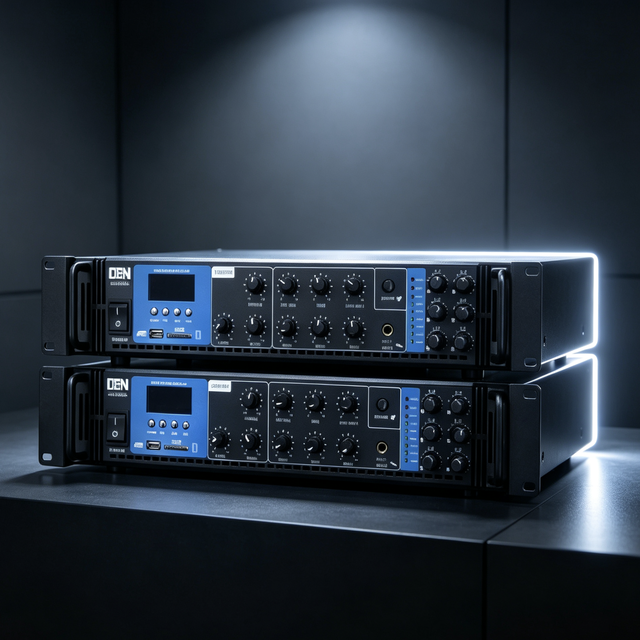 T-350 Six-zone Constant Voltage Power Amplifier 350W 650W with Bluetooth USB FM for Public Address System T-Series Smart Audio