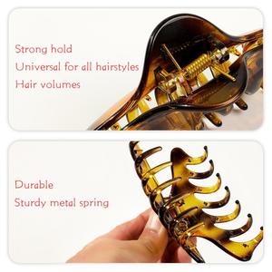 Pinces à cheveux en os de dragon chic et grandes, de haute qualité, à griffes pointues pour femmes, maintien solide, pour usage quotidien - Product Image 5