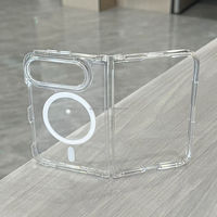 Étui de téléphone magnétique transparent antichoc pour iPhone 18 Duo, coque de protection 18 Fold /Ultra