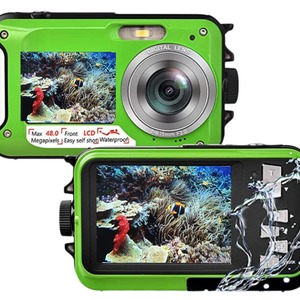 กล้องใต้น้ำ 48MP ฟูลเอชดี จอคู่ กันน้ำ สำหรับดำน้ำตื้นและดำน้ำลึก - Product Image 3