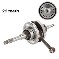 Vilebrequin GY6 50/80 pour véhicule à assistance électrique, 4 temps, 50 48cc, ensemble vilebrequin et bielle 16/22T 139QMB, vilebrequin de scooter