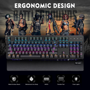 <span class=keywords><strong>Clavier</strong></span> de jeu mécanique <span class=keywords><strong>pas</strong></span> <span class=keywords><strong>cher</strong></span> 104 touches-Disposition multilingue USA/EU/JP pour les joueurs - Product Image 2
