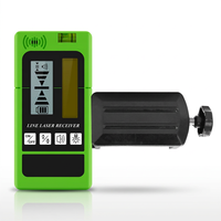 Récepteur laser rotatif industriel extérieur à faisceau vert avec écran LCD numérique pour détecteur de nivellement pour lasers à ligne pulsée LR01