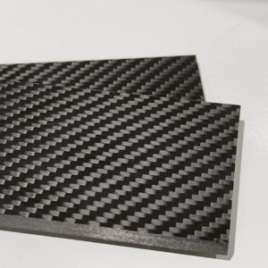 Placa de Fibra de Carbono, Tejido 3K, Color Negro, Forma Rectangular, Material Ligero de Alta Resistencia - Product Image 5