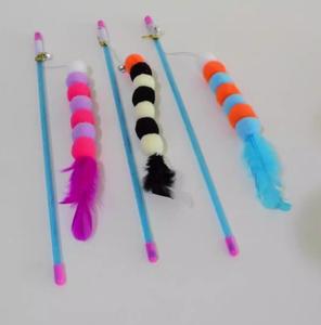 Accessoires pour animaux de compagnie vente chaude chat jouant teaser jouet mouvement actif <span class=keywords><strong>bleu</strong></span> chat jouet autocollant - Product Image 5
