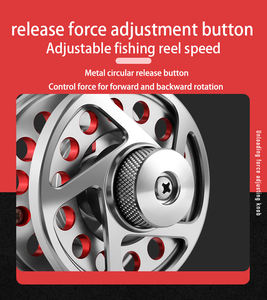 รอกตกปลาด้านหน้าทำจากโลหะทั้งหมดรอกตกปลาแบบล้อหมุนด้านหน้า2 + 1BB - Product Image 5