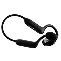 Earphone Pintar dengan Pengait Telinga, Kontrol Sentuh, Baterai 170mAh, Kamera 8MP, Terjemahan, Pengambilan Foto & Video, Perekaman Suara