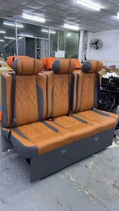Siège Aero en Cuir Confortable et Inclinable avec Écran Tactile, Style Moderne, Imperméable, pour <span class=keywords><strong>Mercedes</strong></span> Benz Sprinter W447 - Product Image 3