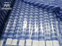 Bâche en HDPE MILLION 80g ignifuge et imperméable avec œillets renforcés pour le stockage extérieur des marchandises en entrepôt – Bâche PE