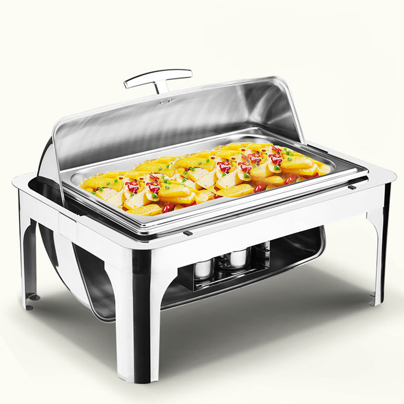 Restaurant luxury Catering Soup Pot Stainless Steel Buffet Food Warmer Hotel Chafing Dish
