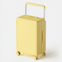 Nouvelle valise à roulettes unisexe grande capacité, robuste et durable, avec serrure à combinaison, port de charge et poignée télescopique large pour le voyage