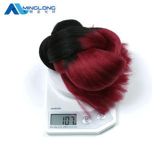 Extensions en vrac <span class=keywords><strong>de</strong></span> cheveux synthétiques Yaki <span class=keywords><strong>de</strong></span> qualité supérieure faciles à tresser pour femme noire synthétique 24 pouces 100g cheveux <span class=keywords><strong>de</strong></span> tresse Jumbo - Product Image 4