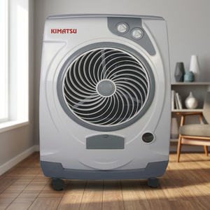 High Quality <b>Portable</b> 61-Litre Manual Air Conditioning Cooler Honeycomb Pad 3-Speed Ice Chamber 550 Sq.Ft Cooling Area 3400 Air - Product Image 2